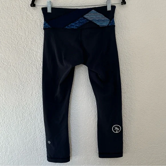 COPY - Lululemon WunderUnder Leggings Crop Tight Navy🌟 - Picture 3 of 11